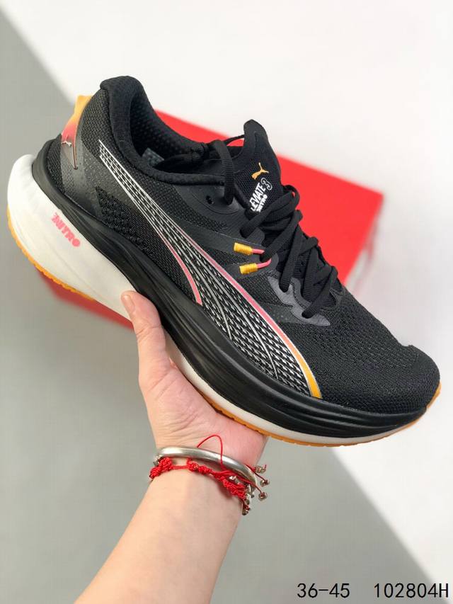公司级带半码！ 彪马Puma Deviate Nitro 3 缓震训练跑鞋透气运动鞋舒适防滑耐磨 低帮 休闲跑步鞋 尺码:如图 Id:10 4H