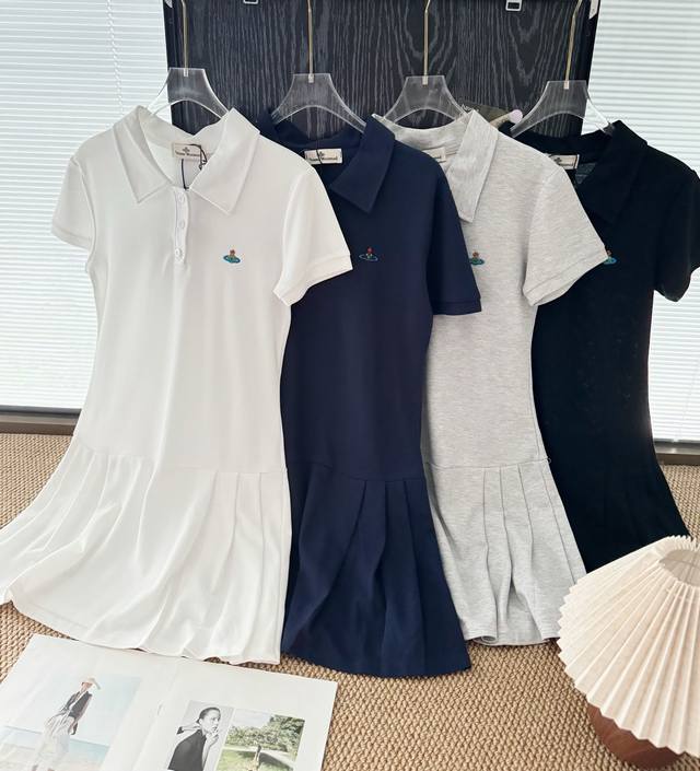 价格P： 品名：* 西太后土星刺绣夏日休闲Polo连衣裙 尺码：M.L 颜色：白色 灰色 藏青 黑色 热卖 小土星 夏日裙，是时髦尖尖的选手，舒适感很强的夏日裙