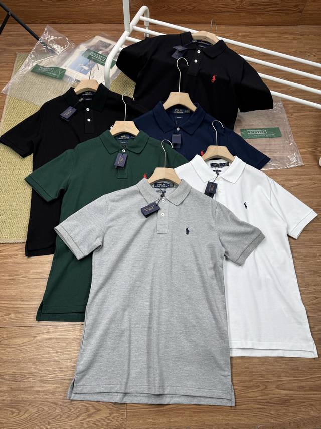 六色五码顶级品质 拉夫劳伦小马Polo衫 Ralph Lauren拉夫劳伦小马标刺绣Polo 保罗短袖T恤半袖 保罗Polo衫 美国Ralph Lauren拉夫