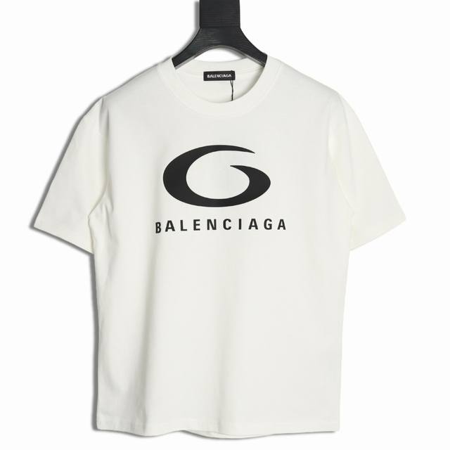 Balenciaga 巴黎世家25Ss圆环字母印花情侣圆领短袖 T恤-顶级版本 219 男女同款 不挑年龄不挑身材不挑性别 经典不过时 面料手感非常舒服 质感超