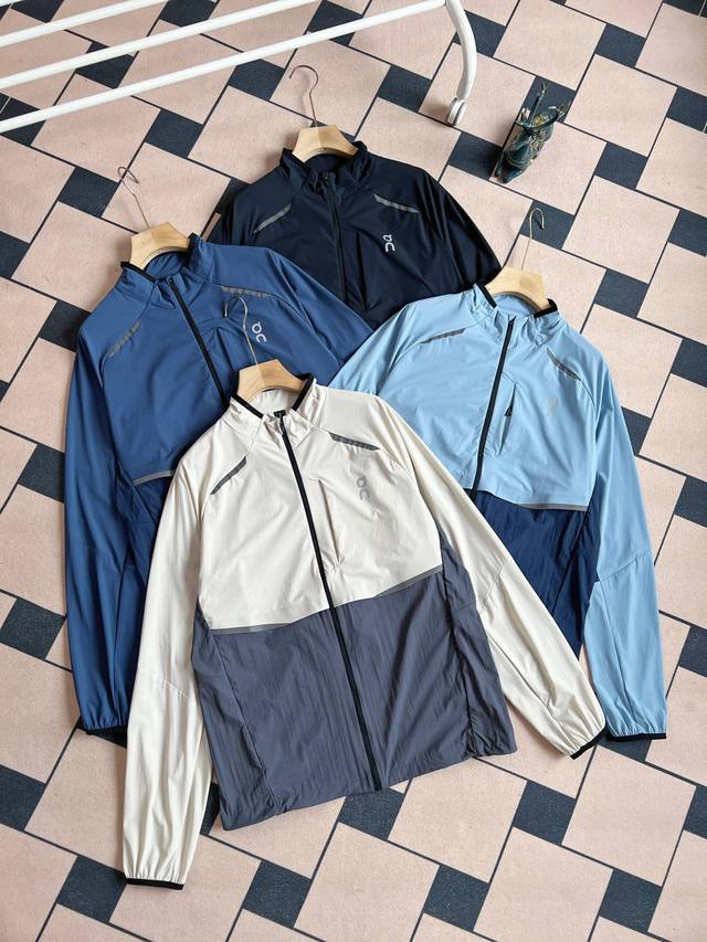 供 实拍图 On昂跑专柜同款 On昂跑 第二代 Weather Jacket 2 新品男款轻量防护跑步夹克！！ Weather Jacket 在恶劣天气中为你提