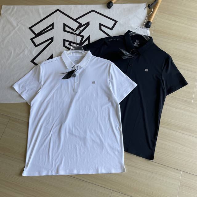 主图+细节 夏季速干Kolon Sport 可隆两色夏季男士无痕压胶速干科技休闲运动Polo短袖衫 锦氨材质的混纺柔软与丝滑兼顾，冰凉凉爽速干透气！更不失悬垂性