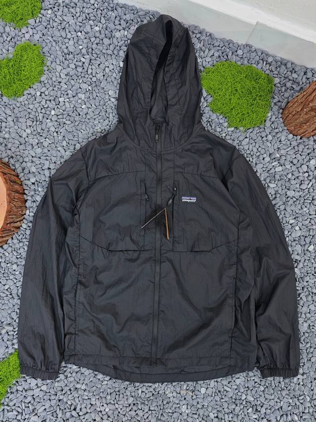 纯原臻品Patagonia巴塔哥尼亚夏季户外轻薄防泼水透气防风皮肤衣男女同款防晒衣 -Patagoniahoudini--皮肤风衣的鼻祖，特点:非常轻、透气、防