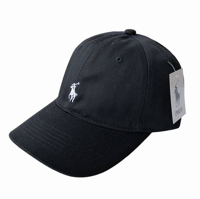 Polo保罗 帆布棒球帽鸭舌帽 毒物平台专供！标卡吊牌毒扣齐全！欧美专柜同步上新，最强原单牛货！ 高密度刺绣，精细紧密，原厂五金，软顶弯檐帽！精致小标刺绣全棉水