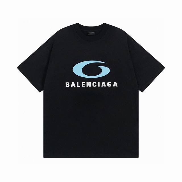 Balenciaga 巴黎世家2025 Ss Loop Sports Icon印花短袖T恤 本市场No.1的质量 真正天花板品质 全部原版开发注意细节图 避免被