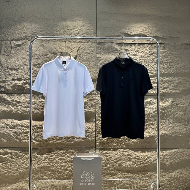 品质短袖-Kolon Sport 可隆男子Naturetop热压防晒Upf70+运动吸湿速干Polo衫短袖！！ 防晒Upf70+ 产品特点：Naturetop科