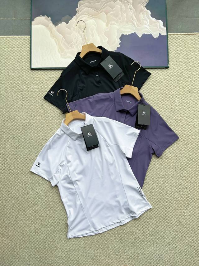 凯乐石官方女士防晒短袖Polo衫高尔夫凉感冰丝速干Polo衫，双重凉感黑科技，简约质感，轻松驾驭炎热夏季！ 立体硅胶工艺印花饱满有质感绝不是市场通货能比拟的！做