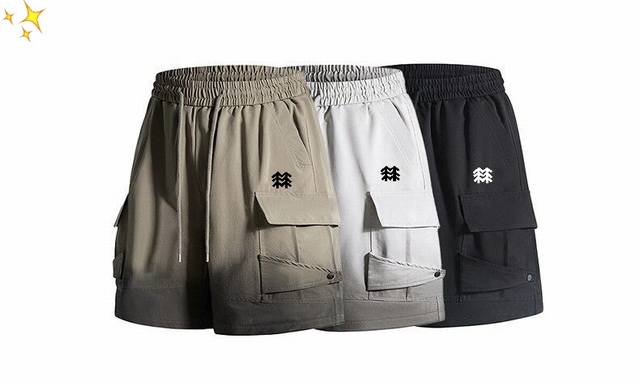 供 Kolon 可隆夏季轻户外短裤运动宽松工装短裤防水透气大口袋折叠拼接工装短裤户外短裤。 高品质梭织锦纶面料 ，柔软亲肤 ，不起球， 个性百搭 ，立体裁剪版型