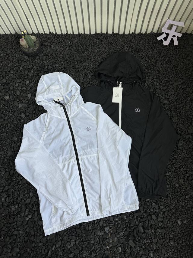 Kolon Sport 可隆 韩国专柜款防风防晒户外连帽拉链轻量速干皮肤衣 外套 - 防水防风速干防晒夹克 男女同款Upf80+防晒衣内里全包边得物正品1:1打