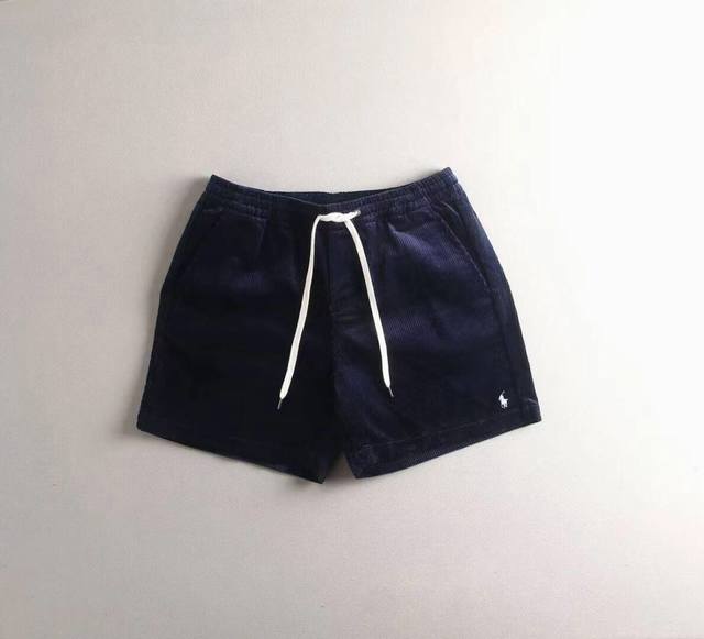 顶级版本 Ralph Lauren灯芯绒短裤 25Ssralph Lauren 拉夫劳伦官网同步小马标刺绣Logo休闲老钱风复古灯芯绒短裤，以经典设计重塑夏日体