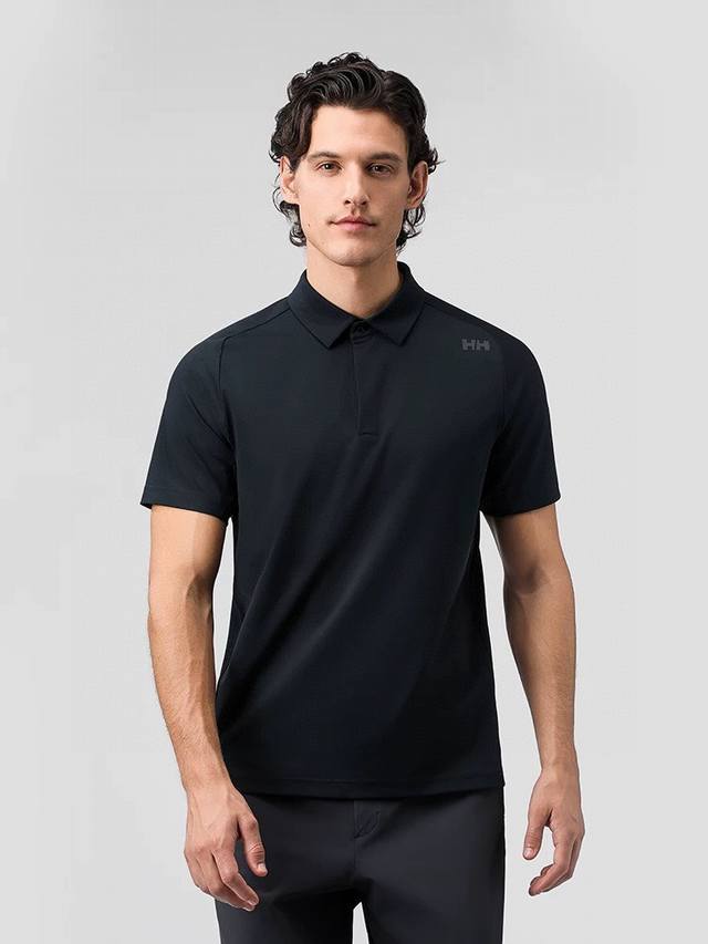 官网参考图！ 贵一点！但好的不是一点点！只对标专柜 秒杀任何版本！ Helly Hansen Hh 25夏男清爽凉感吸湿速干立体版型简约商务短袖Polo衫 顶级