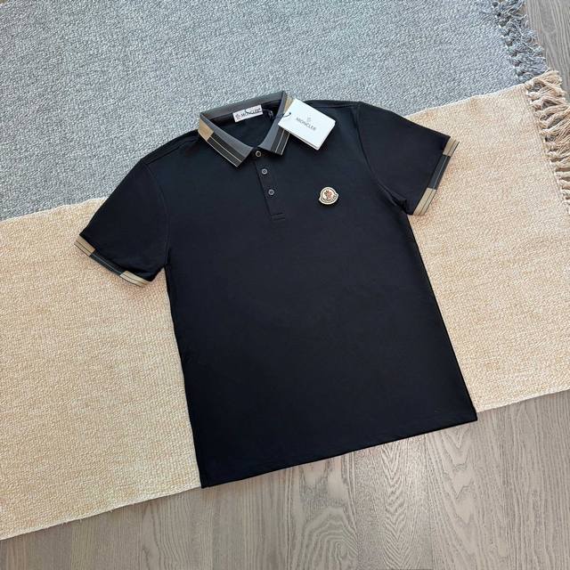L上新 蒙口经典基础款胸前刺绣小Logo短袖Polo衫，夏季Polo衫短袖，商务休闲简约风，上身帅气百搭，夏季出行穿搭必备百搭奢潮单品 甄选弹力棉质双纱珠地面料