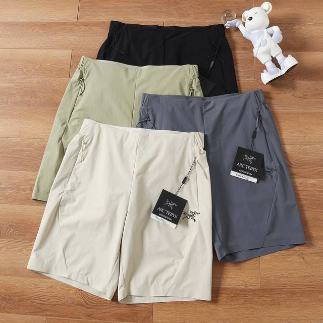 供 Arc'teryx 始祖鸟夏季新款户外轻量化速干短裤，专业户外级！！透气 轻量 耐用 功能多样 立体剪裁 ，面料核心科技，高强度四面弹，Aaequ... A