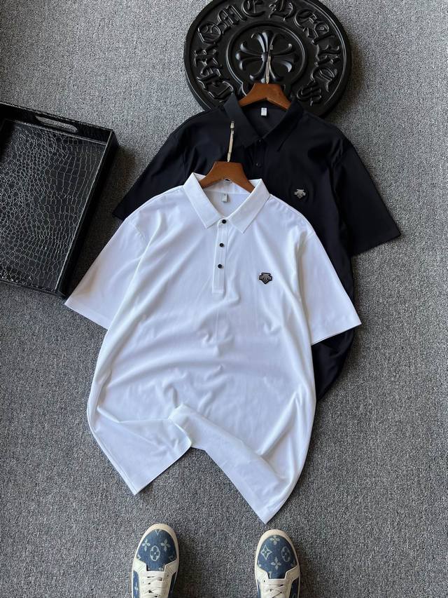 专柜顶级桑蚕丝！ 人气爆款！Descente 迪桑特专柜新品桑蚕丝无痕短袖Polo衫！恒隆在售万元级，款号：7712 迪桑特家今年顶级冰氧桑蚕丝锦氨棉面料！拿到