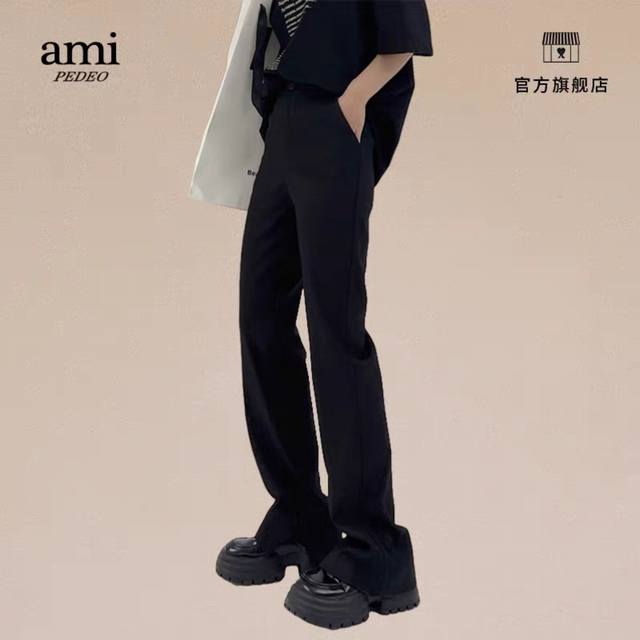 Ami 艾米 25夏季新款，运动透气薄款休闲西裤 客供进口臻选 %生态环保透气面料，非市面各种由涤纶、化纤、尼龙仿制的粗糙劣质面料 真正的运动面料完美兼具了舒适
