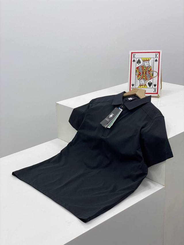 具体细节实拍 Descente迪桑特Training系列综训运动健身男士凉感防晒短袖Polo衫 Training 短袖 Polo 衫，秉持“轻简环保，凉感随行”