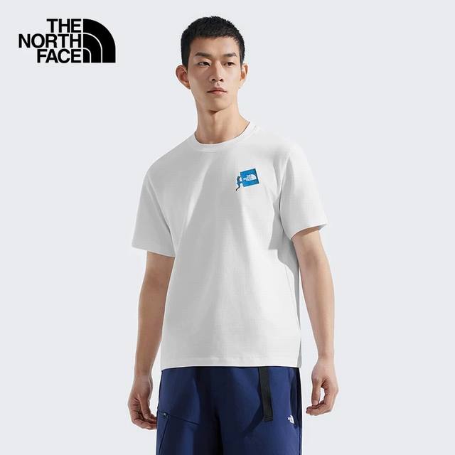 高品质，雪梨纸精包装 Thenorthface北面短袖T恤情侣款户外舒爽透气夏季新品 面料选用 %原厂！纯棉透气舒适又吸湿，手感柔软亲肤，平滑的触感富有弹性，吸