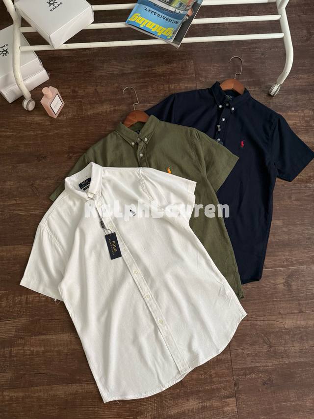 Ralphlauren 拉夫劳伦男装经典版棉麻衬衫Rl16598 麻棉衬衫夏季，透气舒适就是真理！！ 独有的随性感是你爱上它的指标！！ 夏季如果必须要入一件衬衫