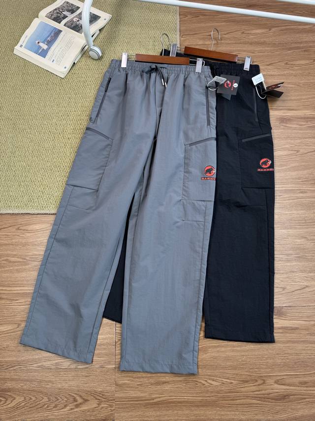 Mammut 猛犸象25夏季新品！男士户外运动徒步登山吸湿排汗耐磨梭织长裤！掌柜力荐！线上线下同步！立体拼接裁剪工艺+防水压胶拉链！户外山系必备！面料耐磨 吸湿