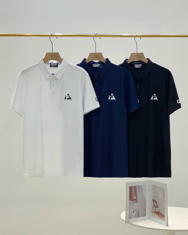 Fila 斐乐官方男子短袖商务无痕冰丝速干Polo衫2025夏新款简约运动凉感健身上衣 原单好货 ！整箱出货！独家贸易渠道订单，此订单今年仅此一批，错过不再有！