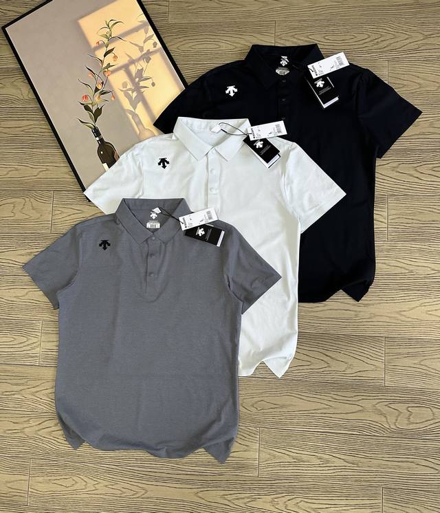 迪桑特速干Polo衫夏季男女同款运动休闲翻领短袖Polo衫T恤 适宜春夏穿着的轻薄短袖 高品质运动属性面料制成，触感细腻柔软，轻盈透气，自然舒适，满足运动，生活