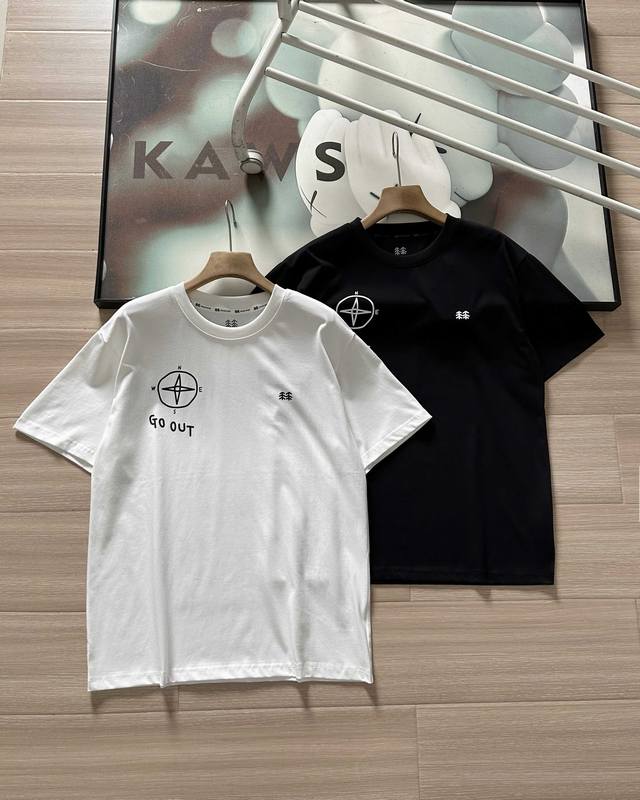 可隆Kolon Sport X Inapsquare 联名款 Ss24 户外休闲速干防晒透气抗菌圆领字母汽车植物圆领宽松短袖T恤 面料：采用40织双纱320克面