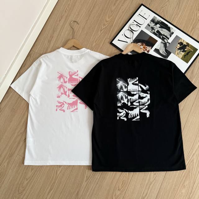 尺码S到3Xl 始祖鸟25Ss夏季新款后背九宫格涂鸦Logo设计情侣款短袖T恤，你值得拥有绝佳夏季穿搭必备单品 经典百搭永不过时系列，男女同款 情侣可搭 甄选纯