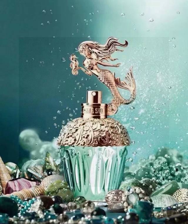 越南版本安娜苏美人鱼Edt100Ml 越南进口 海关扣押 配手提袋高端商品 塑封拆毁概不退换 敬请谅解！！安娜苏梦筑美人鱼香淡水非适常合夏天香的水！灵感源自于安