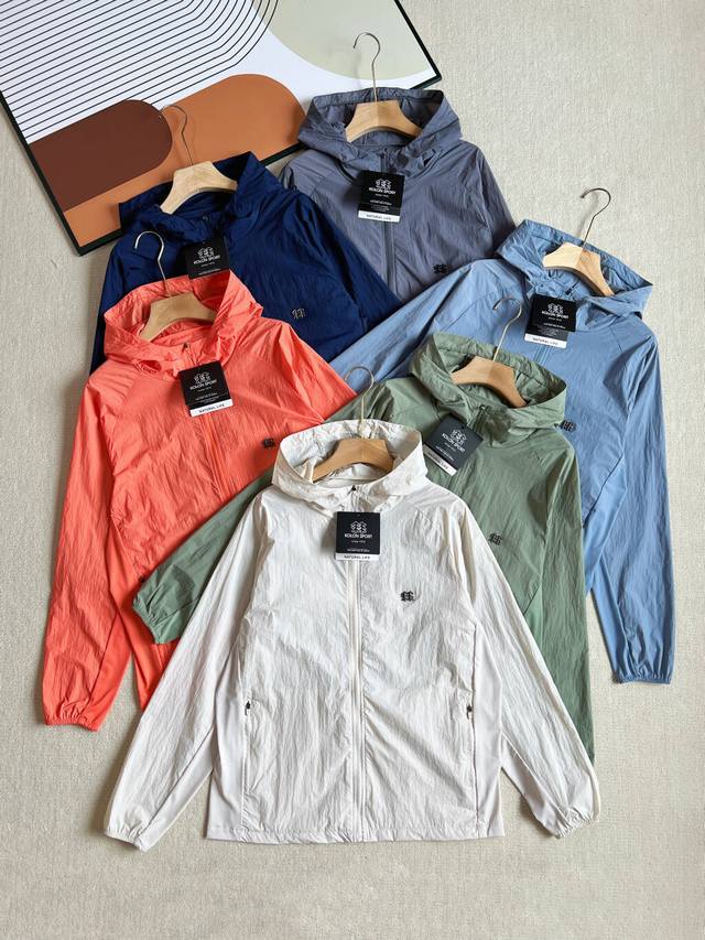 供 Kolon Sport可隆男女Air Light防风夹克户外防泼水防晒皮肤衣 掌柜力荐！独家发售！金属Logo！！！绝不是市场通货，柜子价格P1960+，同