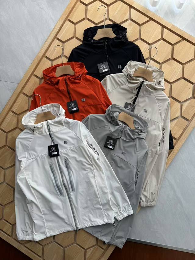 供 Kolon Sport 可隆 2025年新款防晒衣皮肤衣，情侣款 进口科技防晒面料，具备优异的高弹性原纱防晒，可反复水洗，防晒更持久阻隔紫外线高达99%不闷