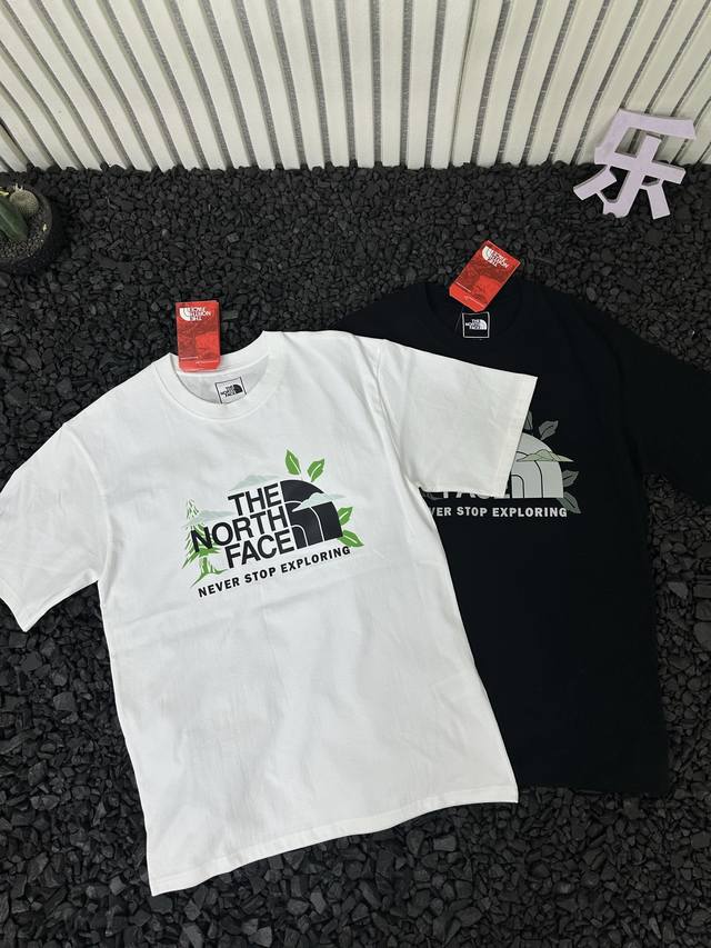 The North Face 北面 25Ss Tnf胸前绿叶标识印花圆领短袖T恤 男女同款 - 小红书热门爆款，明星网红同款穿搭，男女日常通勤穿搭必备单品！ 高