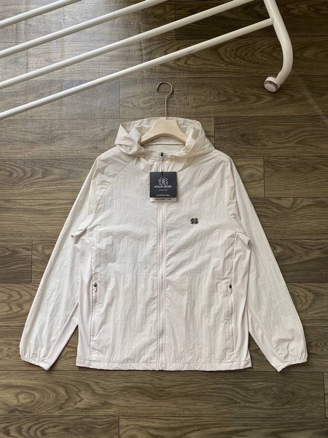 Kolon Sport可隆男女Air Light防风夹克户外防泼水防晒皮肤衣 掌柜力荐！独家发售！金属Logo！！！绝不是市场通货，柜子价格P1960+，同步发