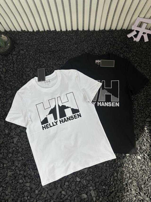 Helly Hansen 海丽汉森 25Ss 夏季新款Hh字母山峰图案涂鸦印花三防面料速干圆领短袖T恤 - 小红书热门爆款，明星网红同款穿搭，男女同款日常通勤宽