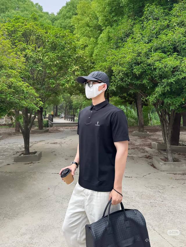 搭配资讯图 比音勒芬高尔夫男士运动短袖Polo衫！