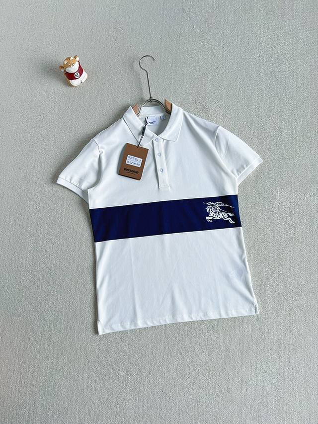 报单款号06232， Burberry 巴宝莉 25Ss 经典战马扎染Logo短袖Polo衫 面料采用定制240G珠地棉面料，定制定染 非普通面料 精选高档珠地