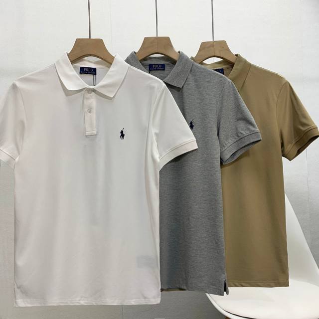 高品质 Ralph Lauren 拉夫劳伦男装纯棉商务休闲纯色8色短袖T恤 翻领Polo衫 男士夏季必备款时尚之选！男士的衣橱中，Polo衫必占着重要的一席之地