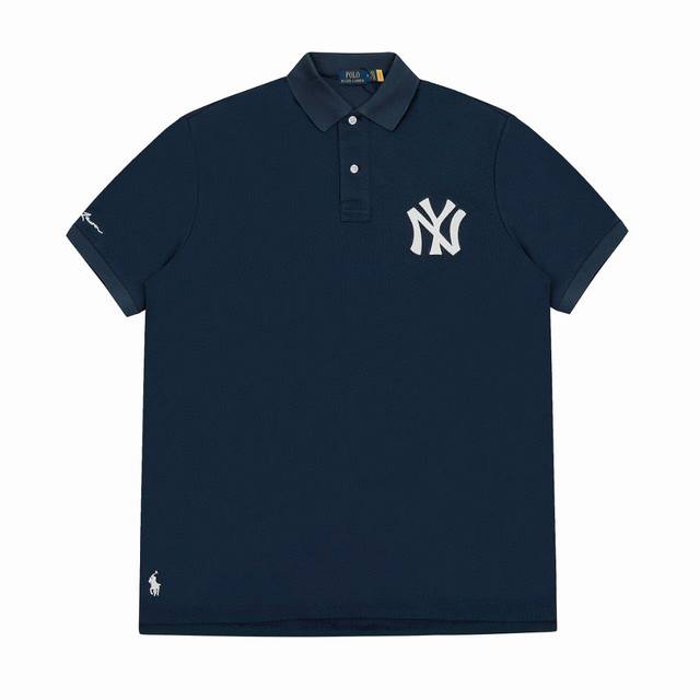 拉夫劳伦Ralph Lauren X Ny Mlb 联名新款刺绣马标Polo翻领基础短袖 为庆祝洛杉矶道奇队与芝加哥小熊队东京对决赛事，Ralph Lauren