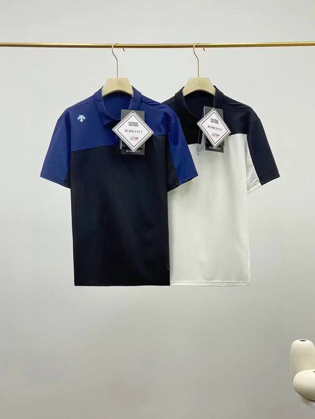 供 迪桑特 综训运动健身男士吸湿排汗短袖Polo衫夏季新款 男款 短袖Polo衫 适合夏季穿着的运动短袖Polo衫，9712 00采用质感针织面料制作，面料轻盈