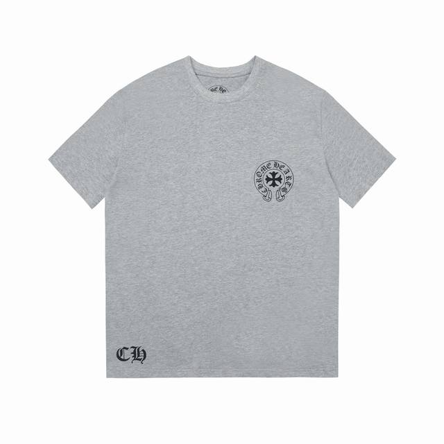 最高版本 面料预缩+洗水 首发，Chrome Hearts 25Ss克罗心梵文字母印花短袖。这款单品最初是小妹要穿，正好手上还有一条半的布就全裁了。尺码S～Xl