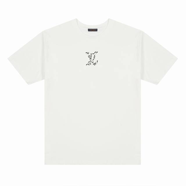 Louis Vuitton*路易威登 Lv部门最强员工短袖T恤 定制280克32支全棉双纱紧密爽滑面料 布面干净 布纹清晰 手感非常细腻扎实 更加力挺 舒适透气
