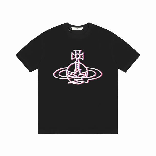 Vivi65# 独家爆款 Vivienne West Wood 西太后 薇薇安 土星字母涂鸦霓虹星星短袖 年顶流爆款 无需多言 直接开细节 5210元Yb开模