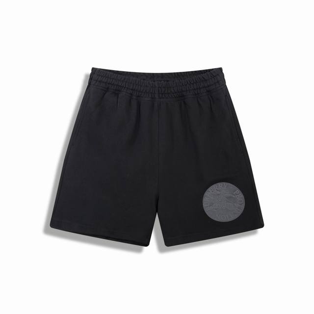 正确版高品质 Bbr 新款25Ss战马骑士印花休闲短裤 采用10S单纱+16S双股面料，前幅图案马术骑士徽标，环保弹力胶浆印，通过使用厚板胶浆，在织物表面形成立