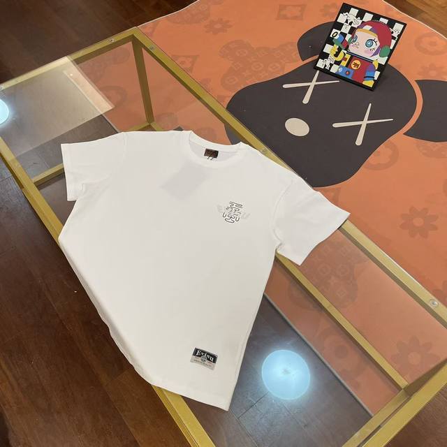 上新， Evisu福神2025新款男士字母风神短袖 颜色：白 尺码：S-Xxl S码 肩宽44 胸围96 衣长68 适合身材100-120斤 M码 肩宽46 胸