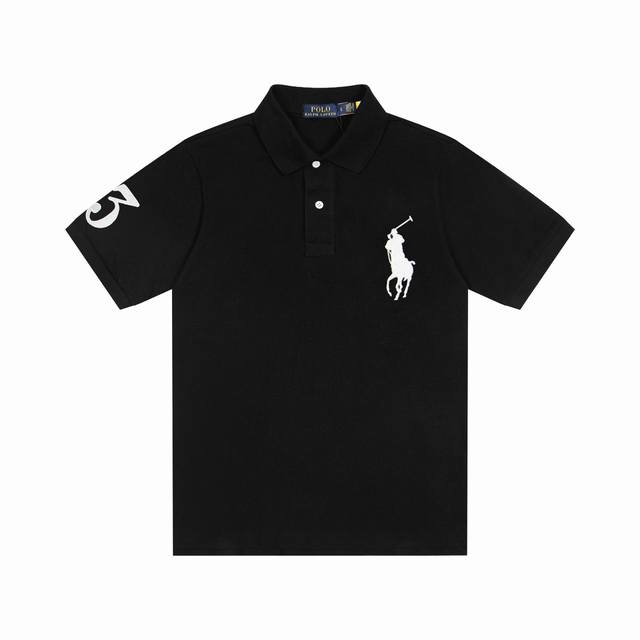 经典款不下架！原版开版 Ralph Lauren拉夫劳伦大马刺绣Polo 保罗短袖T恤半袖 大马标Polo 保罗Polo衫 美国Ralph Lauren拉夫劳伦