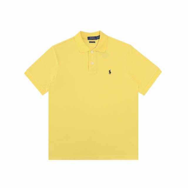 R30 Ralph Lauren拉夫劳伦经典基础小马刺绣Logopolo衫 T恤短袖 尺码：S-Xxl 颜色：黑色白标 藏青 灰色 白色红标 黑色红标 西瓜红