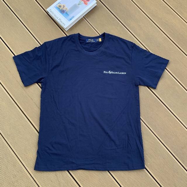 款号：L03 Ralph Lauren 拉夫劳伦2025夏季新配色纯棉240克Polo Logo 印花T恤5色 颈部主标Logo有二维码标，可以扫码验证，采用日