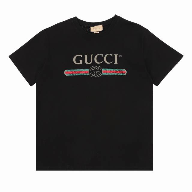 Gucci 古驰 经典双环腰带Logo印花短袖 Size：Xs-L