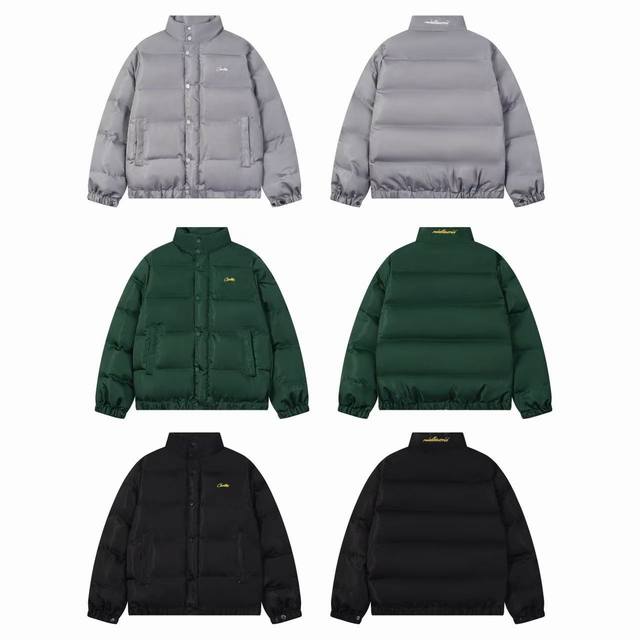 C02# Corteiz羽绒棉服宽松保暖欧美明星同款嘻哈说唱街头外套20 M-L-Xl 颜色：黑色，灰色，绿色