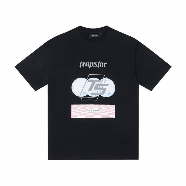 T22# Trapstar美潮新款高街印花宽松T恤15 颜色: 黑色，白色 尺码:S,M,L,Xl 260纯棉爽滑双纱宽松版型