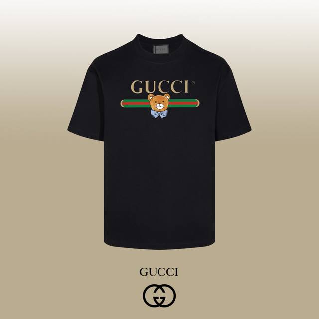 顶级代工品质 Gucci~古驰 24Ss 经典T恤短袖 不需要所谓烂大街的华丽文案 主打品质 - 面料经过2次高温缩水固色 不变形不缩水不起球 -正确Os版型